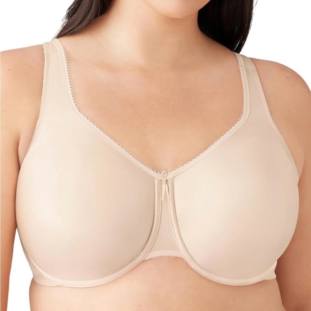 NWT Wacoal Basic Beauty Unlined Underwire Full Coverage Bra in Sand 34D